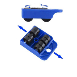 Set pentru ridicat si transportat mobila, 4 role, maneta maner antiaderent, max 150 kg