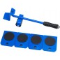 Set pentru ridicat si transportat mobila, 4 role, maneta maner antiaderent, max 150 kg Set pentru ridicat si transportat mobila, 4 role, maneta maner antiaderent, max 150 kg