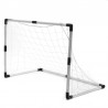 Set poarta cu plasa pentru fotbal, minge, pompa, 120x57x63 cm