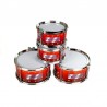 Set 5 tobe jazz pentru copii, tobe muzicale pentru copii 5 ani+, include chimbal, bete si scaun, 57x40x50cm