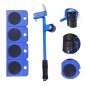Set pentru ridicat si transportat mobila, 4 role, maneta maner antiaderent, max 150 kg Set pentru ridicat si transportat mobila, 4 role, maneta maner antiaderent, max 150 kg