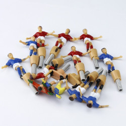 Masuta de fotbal, 12 jucatori, 24 steaguri, tabela, portar cu glisor, 34x25.5 cm