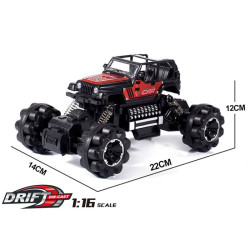 Masinuta cu telecomanda, Drift Die Cast, 1:16, suspensie arcuri mari, 14x22x12 cm