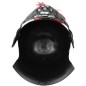 Coif soldat roman, accesorizat cu pene rosii, argintiu, marime universala