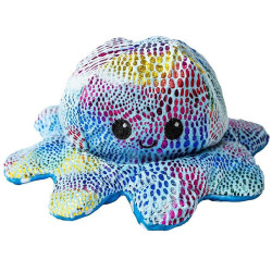 Caracatita reversibila din plus, exprima emotii, 20 cm