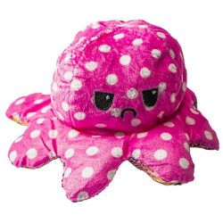 Caracatita reversibila din plus, exprima emotii, 20 cm