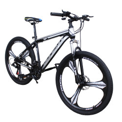 Bicicleta MTB 26 inch, schimbator Shimano 21 viteze, frane pe disc, cadru otel, Tornado