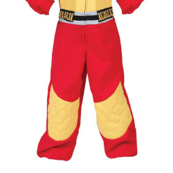 Costum pilot curse copii, salopeta RaceCar Number 1, rosu
