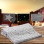 Patura fosforescenta 150x200 cm, stelute glow in the dark, moale si confortabila Patura fosforescenta 150x200 cm, stelute glow in the dark, moale si confortabila