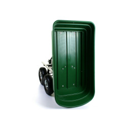 Carucior de gradina, sarcina maxima 300 kg, cupa rabatabila, maner lung cu burete antiderapant