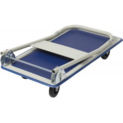 Liza pliabila pentru transport marfa, 2 roti pivotante, suport antiderapant, maxim 150 kg