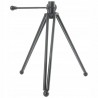 Ceas metal retro, forma camera video cu trepied si 2 role film, dimensiune 30x29x53 cm