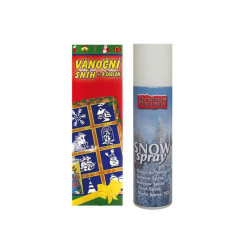 Spray zapada artificiala, 8 sabloane, 150 ml, pe baza de apa, alb