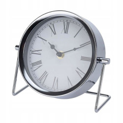 Ceas de masa metalic, diametru 16 cm, mecanism Quartz