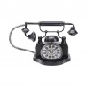 Ceas de masa metalic Telephone Retro, dimensiuni 33x17.5x21.5 cm