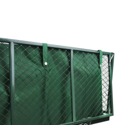 Carucior gradina rabatabil, cadru metalic, roti pneumatice, husa textil, sarcina maxima 550 kg