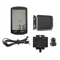 Kilometraj wireless pentru bicicleta, 19 functii, display LED, oprire / pornire automata