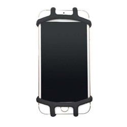 Suport smartphone pentru bicicleta, 4-7 inch, montare pe ghidon, silicon, negru