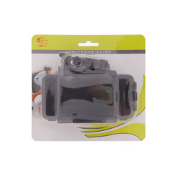 Suport telefon pentru bicicleta, reglabil latime 59-98 mm, fixare ghidon, negru