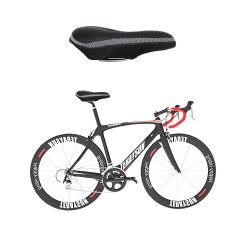 Husa scaun bicicleta, ergonomica, strat silicon si gel, impermeabila, marcaj reflectorizant