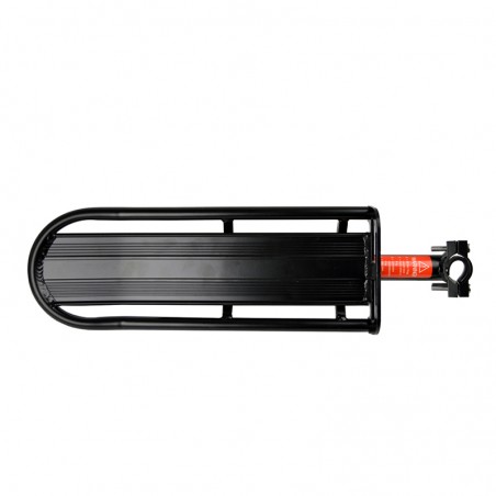 Portbagaj bicicleta, universal, aluminiu, prindere suport sa 25-34 mm, negru