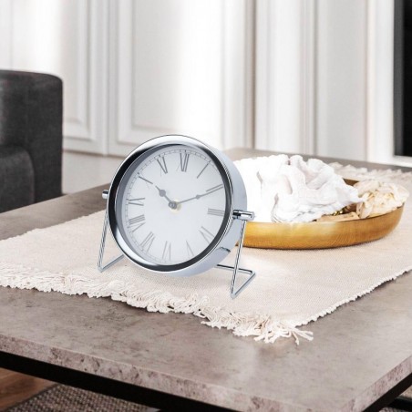 Ceas de masa metalic, diametru 16 cm, mecanism Quartz