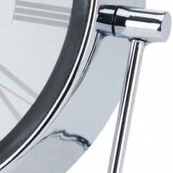 Ceas de masa metalic, diametru 16 cm, mecanism Quartz