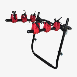 Suport auto pentru 3 biciclete, montare portbagajul masinii, maxim 45 kg