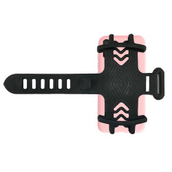 Suport smartphone pentru bicicleta, 4-7 inch, montare pe ghidon, silicon, negru