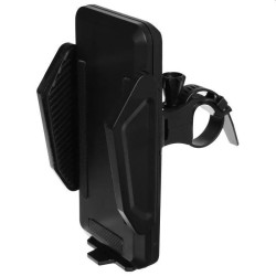 Suport telefon pentru bicicleta, reglabil latime 59-98 mm, fixare ghidon, negru