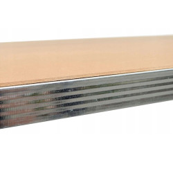 Raft metalic de colt, cu 5 nivele, 180x90x30 cm, sarcina maxima 875 kg