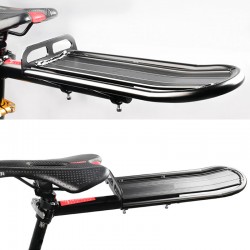 Portbagaj bicicleta, universal, aluminiu, prindere suport sa 25-34 mm, negru