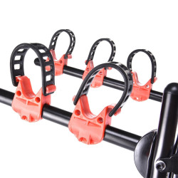 Suport auto pentru 3 biciclete, montare portbagajul masinii, maxim 45 kg