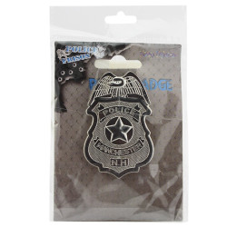 Insigna Politist, metalica, prindere cu ac de siguranta, accesoriu costum politie