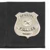 Portofel cu insigna metalica „Special Police” si legitimatie, accesoriu costumatie, piele eco