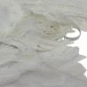 Aripi de inger din pene, 65 cm, costum carnaval, accesoriu sedinta foto, alb