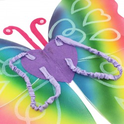 Aripioare fluturas pentru copii, costum party tematic, rainbow