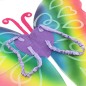 Aripioare fluturas pentru copii, costum party tematic, rainbow