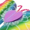 Aripioare fluturas pentru copii, costum party tematic, rainbow