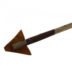 Arc indian 100 cm, cu sageti incluse, teaca lemn si piele