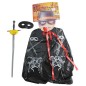 Costum Zorro, capa, sabie si masca, set 3 piese carnval