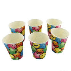 Set accesorii party, pentru 6 persoane, multicolor, 30 piese