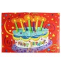 Husa scaun party, mesaj Happy birthday, 38x48 cm