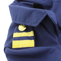 Sacou pilot aviatie, costum copii Halloween, albastru