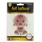 Balon folie fetita, Baby Girl roz, 70 cm
