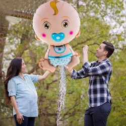 Balon folie baietel, figurina Baby Boy, 70 cm