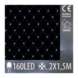 Plasa de lumini 2x1.5 m, 160 LED-uri, IP44, interior si exterior, Home
