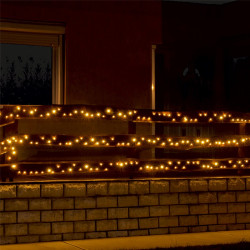 Ghirlanda decorativa cu LED, 500 becuri, lumina statica, lungime ghirlanda 35 m