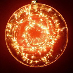 Ghirlanda pentru exterior si interior, protectie IP44, lungime ghirlanda 7.9 m, 80 LED-uri cu cablu subtire