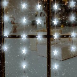 Perdea de lumini cu 50 stelute LED, pentru interior, lungime ghirlanda 1,35 m